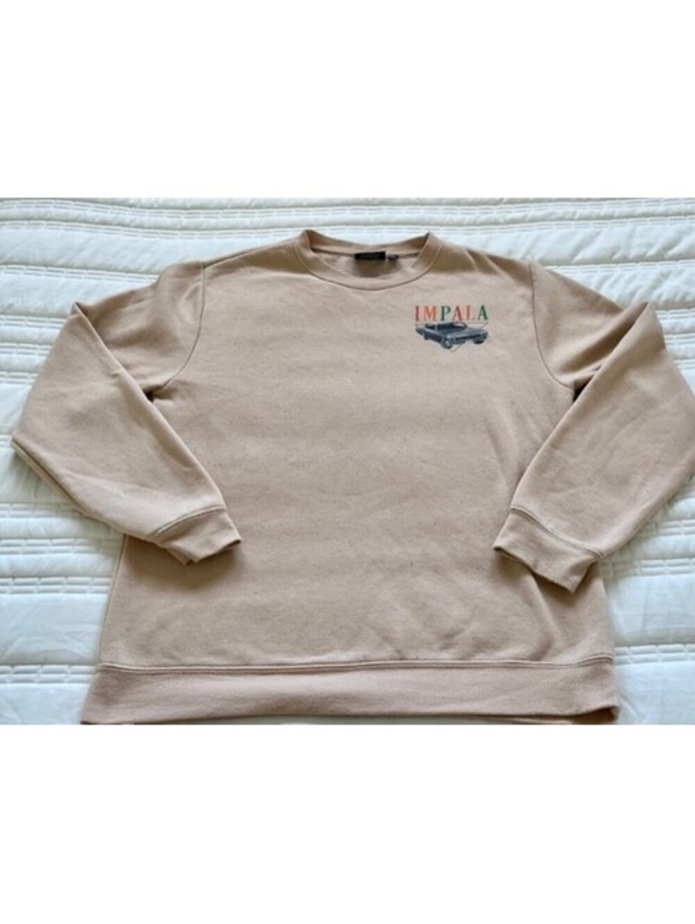 Chevrolet Impala Sedan 1965 Graphic Sweatshirt By Chemistry Sz M Good Condition